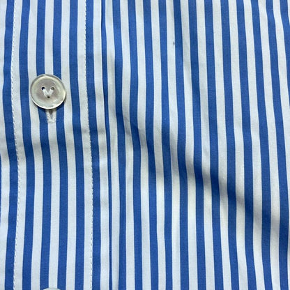 Bottega Veneta Long Sleeve Shirt Blouse Size 40 M Women - White And Blue Stripe