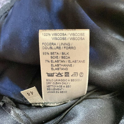 Bottega Veneta Dress Size 44 L Women's - Black Purple And Dark Gray Sleeveless