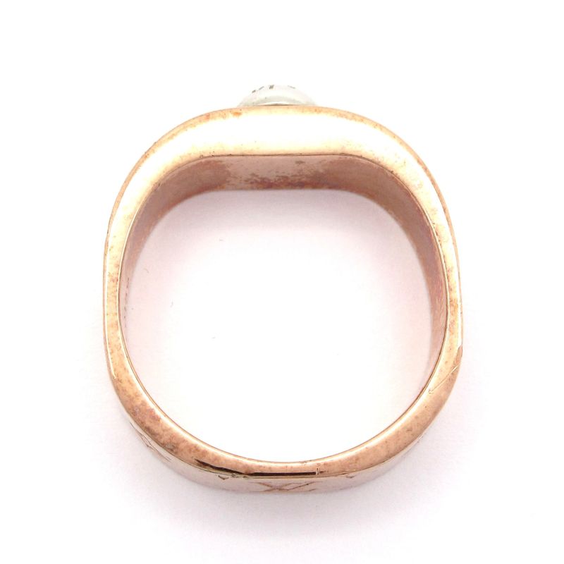 Louis Vuitton Ring M Ring Nanogram M00214 Pink Gold