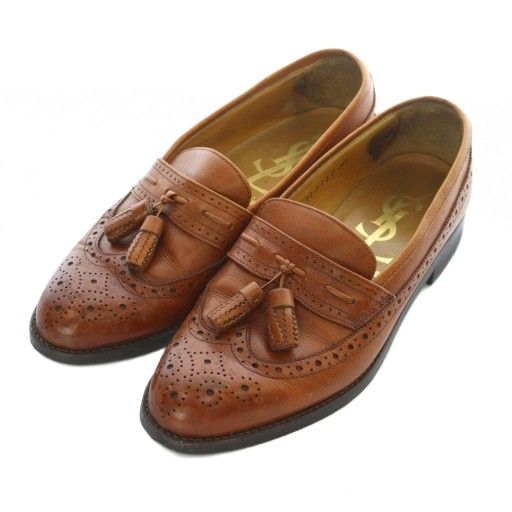 Yves Saint Laurent YVES Saint Laurent Loafer Tassel Leather Genuine Leather