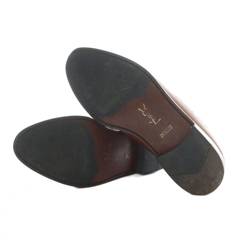 Yves Saint Laurent YVES Saint Laurent Loafer Tassel Leather Genuine Leather