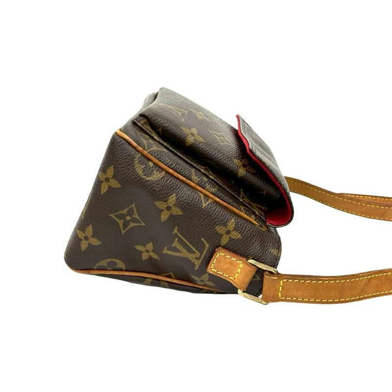 Louis Vuitton Vintage Vivacite PM Monogram Leather Mini Shoulder Bag Pochette