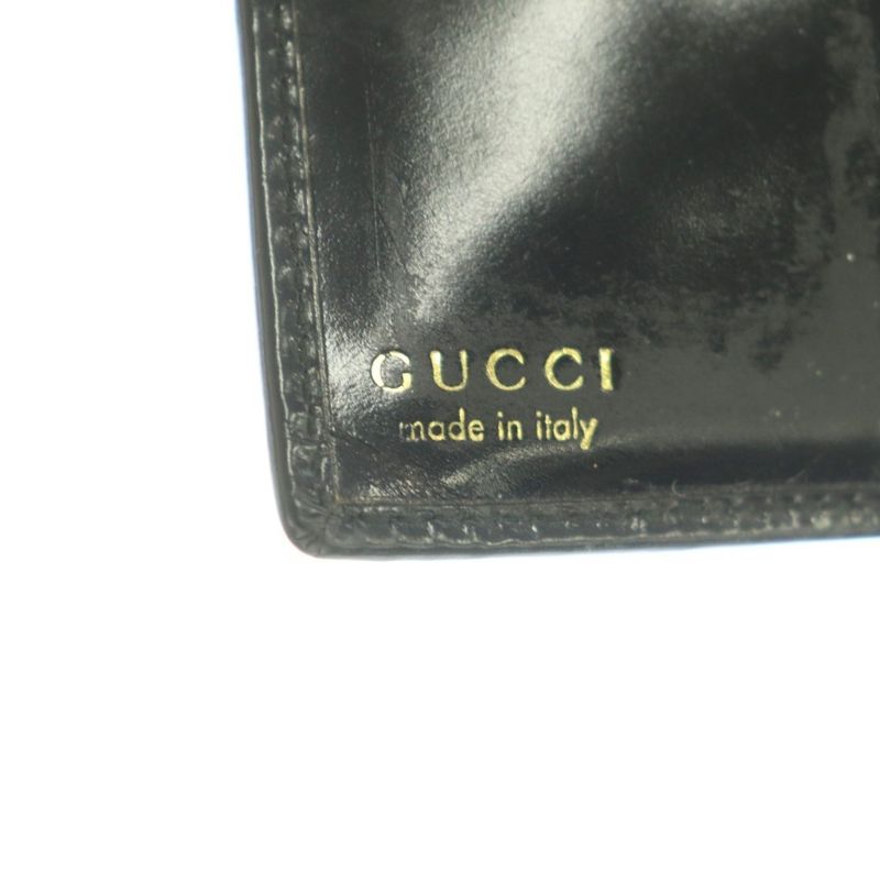 Gucci Wallet Fold Change Purse Black 035 2265 1909 MI - OS - OH