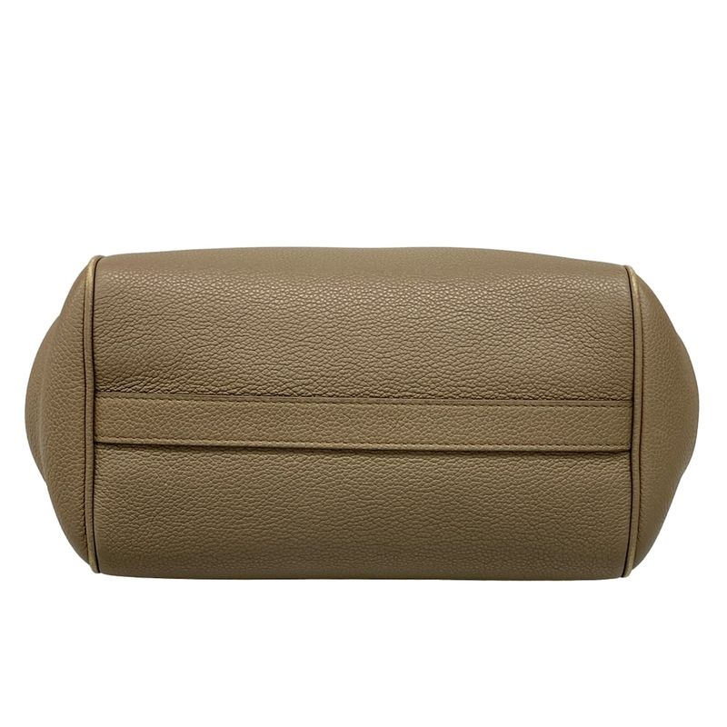 Celine Tote Bag Small Fold Cabas Gray Beige