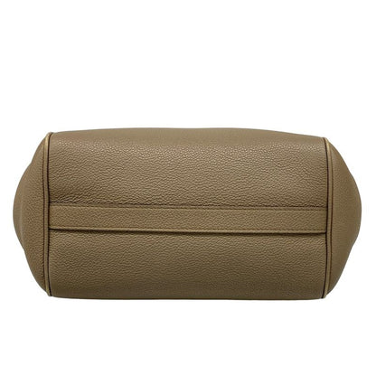 Celine Tote Bag Small Fold Cabas Gray Beige