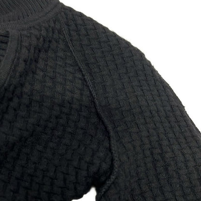 Chanel Dress Size 34 S Women - P47277 Black Long Sleeves Knit Knee Length 2014