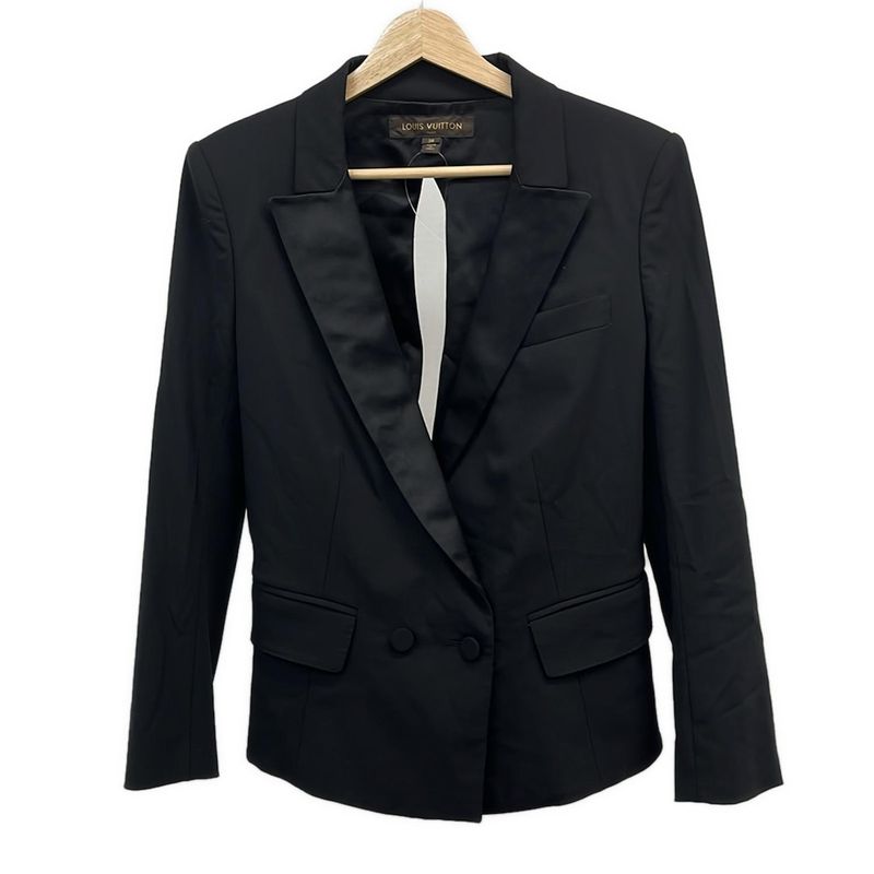 Louis Vuitton Jacket Size 38 M Women - Rw101a Wqja04w6i Black Long Sleeves