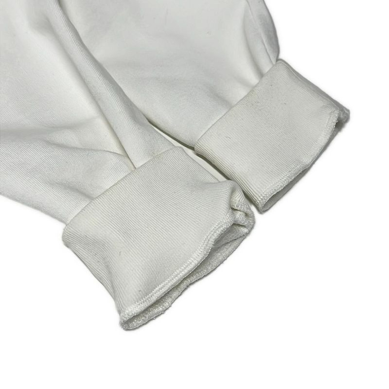 Prada Hoodie Size S Women - White Long Sleeves Zip Up Cotton