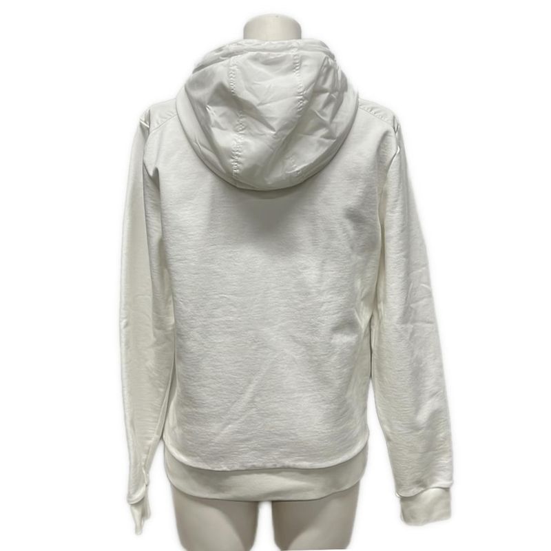 Prada Hoodie Size S Women - White Long Sleeves Zip Up Cotton