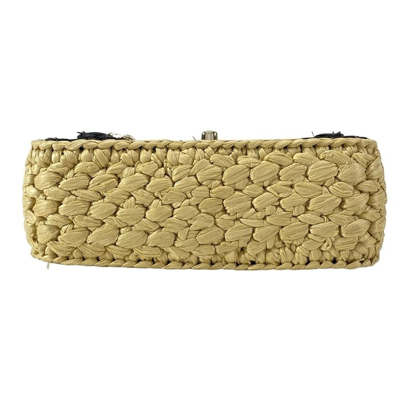 Chanel Shoulder Bag Mini Flap Bag As4556 B14884 Nt366 Beige Black And White