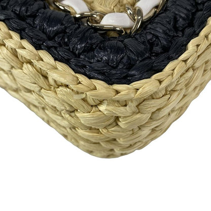 Chanel Shoulder Bag Mini Flap Bag As4556 B14884 Nt366 Beige Black And White