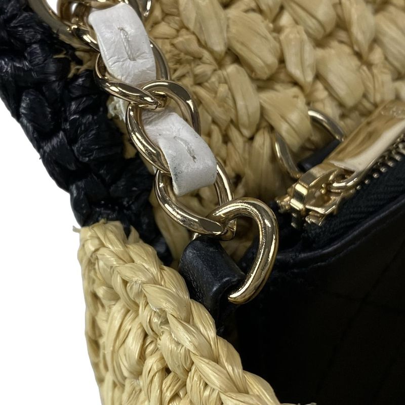 Chanel Shoulder Bag Mini Flap Bag As4556 B14884 Nt366 Beige Black And White