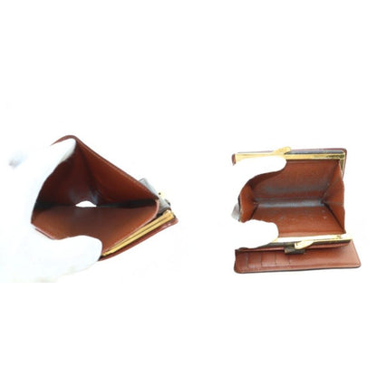 Louis Vuitton Portefeuille Viennois Wallet Fold Change Purse Monogram Brown