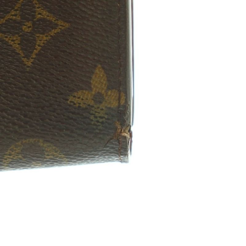 Louis Vuitton Portefeuille Viennois Wallet Fold Change Purse Monogram Brown