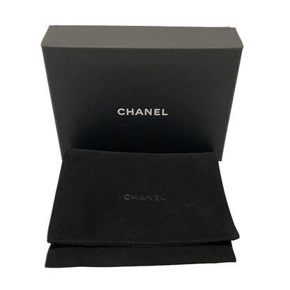 Chanel Trifold Wallet Matelasse Black Gold Hardware