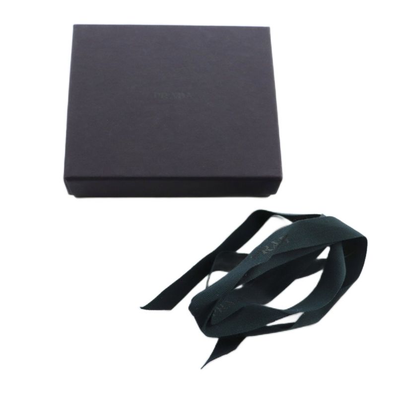 Prada Saffiano Wallet Trifold Coin Purse Leather Salmon Pink M668a MI - OS