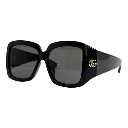 Gucci Square Frame Sunglass Es with Scratch Gg1402sa 001 55/15-135 M Black