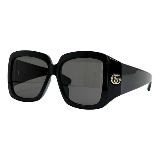 Gucci Square Frame Sunglass Es with Scratch Gg1402sa 001 55/15-135 M Black
