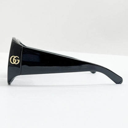 Gucci Square Frame Sunglass Es with Scratch Gg1402sa 001 55/15-135 M Black