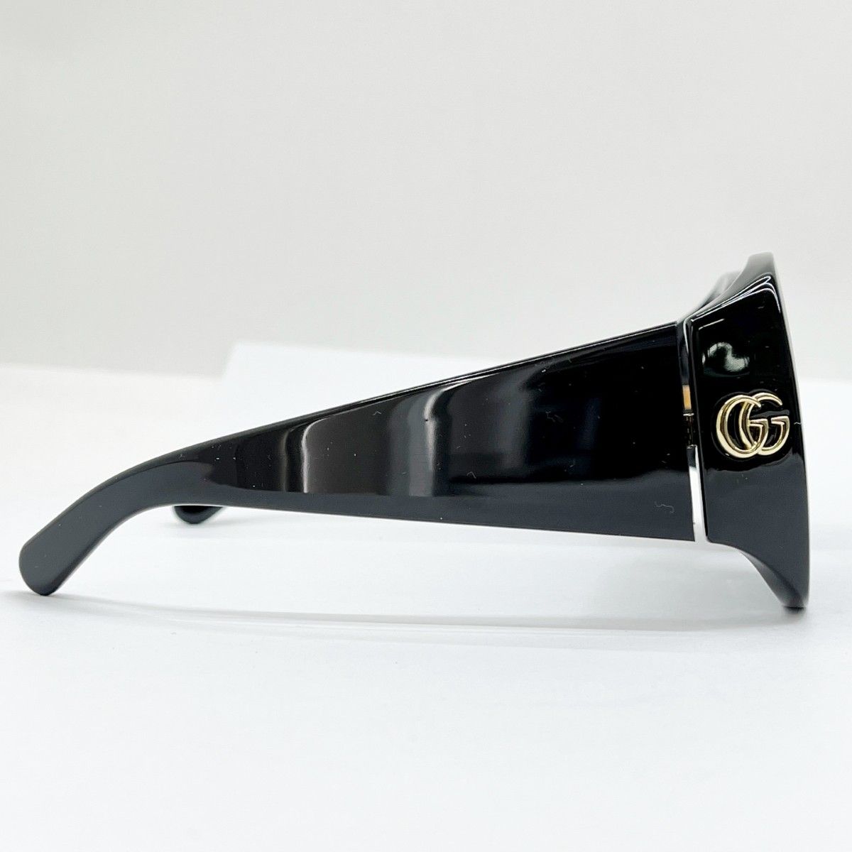 Gucci Square Frame Sunglass Es with Scratch Gg1402sa 001 55/15-135 M Black