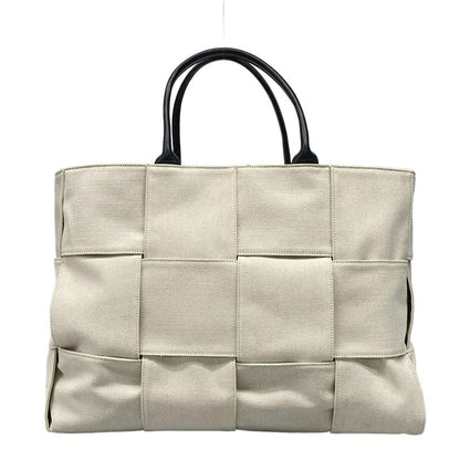 Bottega Veneta Tote Bag Large The Arcototo Ivory And Black Leather