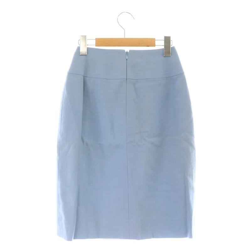 Celine Tight Skirt Knee Length Chain Embellishment 36 Blue CX - OS