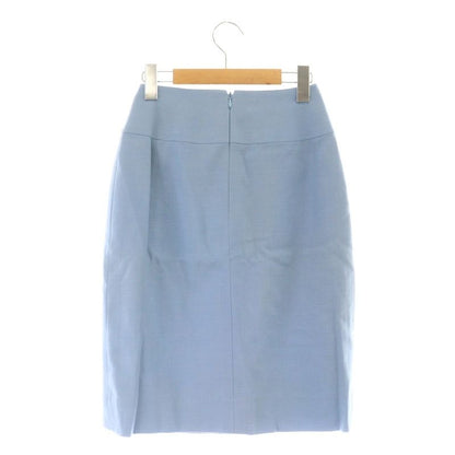 Celine Tight Skirt Knee Length Chain Embellishment 36 Blue CX - OS