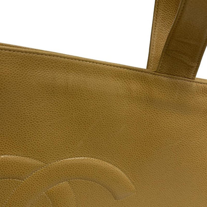 Chanel Tote Bag - Beige Gold Hardware Coco Mark