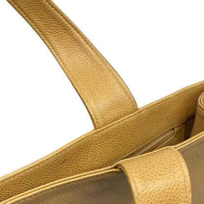 Chanel Tote Bag - Beige Gold Hardware Coco Mark