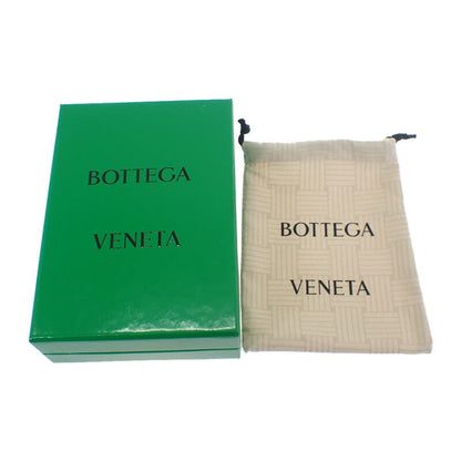 Bottega Veneta Solstice Small 788055 Bifold Wallet Intrecciato Gray Gold