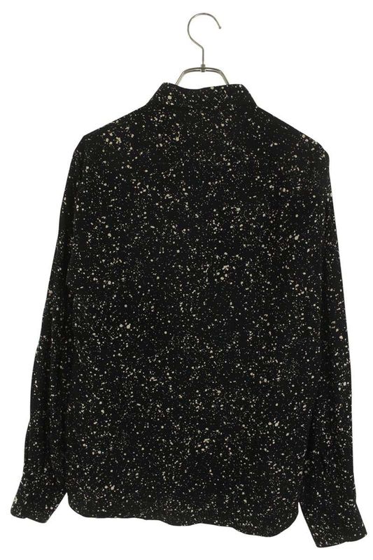 Saint Laurent Paris 15AW 376916 Y891j Splattered Rayon Allover Long Sleeve