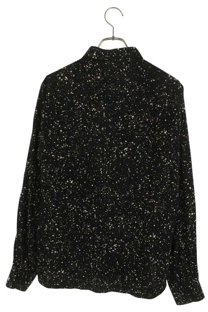 Saint Laurent Paris 15AW 376916 Y891j Splattered Rayon Allover Long Sleeve