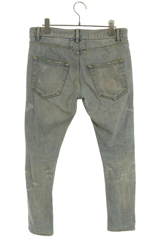 Saint Laurent Paris 357815 Y879f Damaged Denim Pants Men's 29