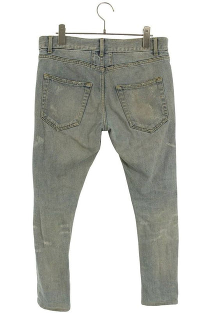 Saint Laurent Paris 357815 Y879f Damaged Denim Pants Men's 29