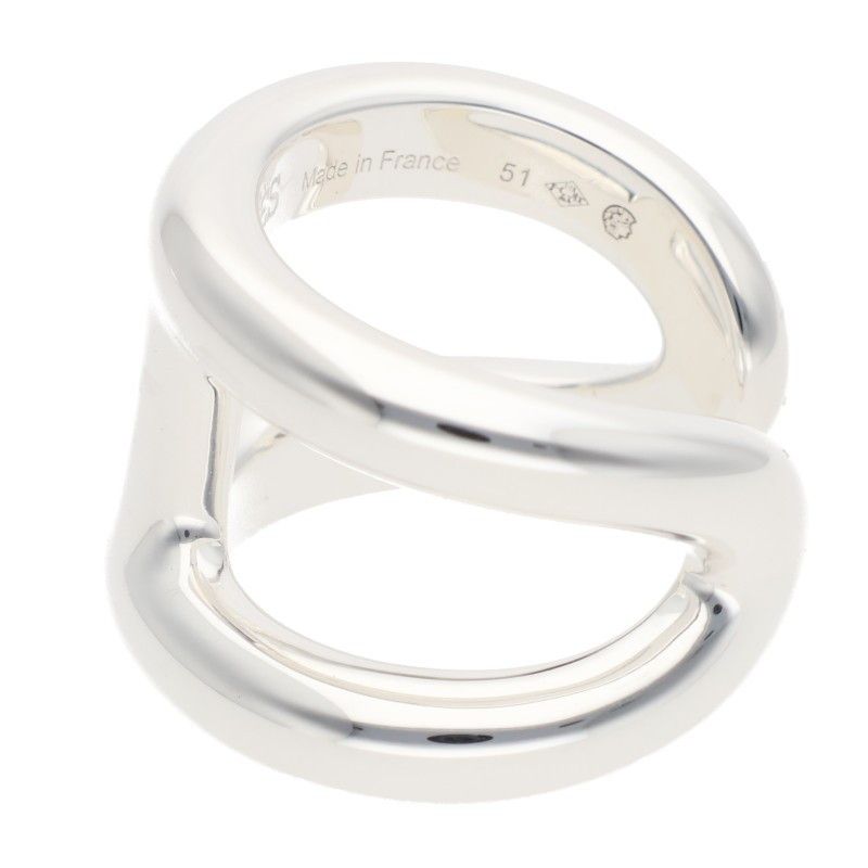 Hermes Osmose GM Osmose GM Silver Ring Men's 51 11