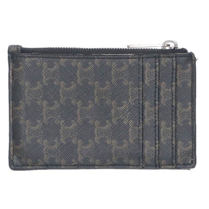 Celine 10b682cam.04lu Triomphe Fragment Case Zip Card Case Men's