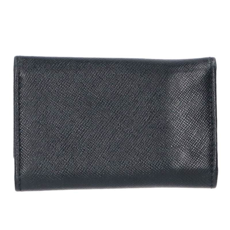 Prada Saffiano Leather 6-ring Key Case Men's