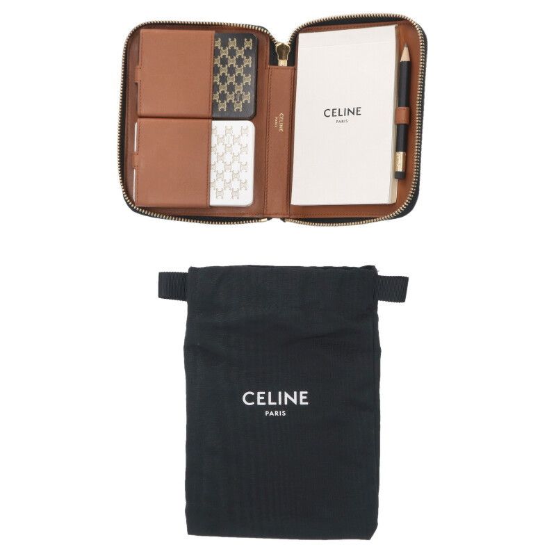 Celine Triomphe Canvas Trump Notebook Case Men's