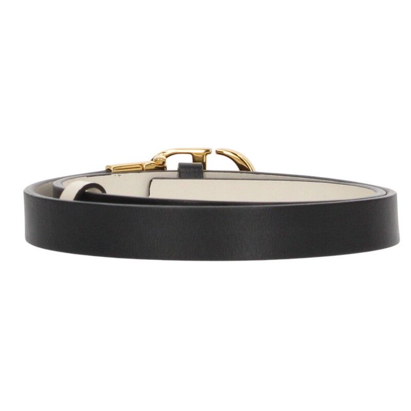 Christian Dior 30 Montaigne CD Icon Buckle Reversible Leather Belt Women