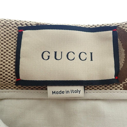 Gucci Jumbo GG Half 50 673181_zaht6_2580 Pants Cotton Polyester Beige Men's