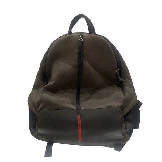 Prada Sport Backpack Sac - B9254 Khaki X Black X Red
