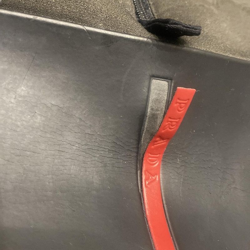 Prada Sport Backpack Sac - B9254 Khaki X Black X Red