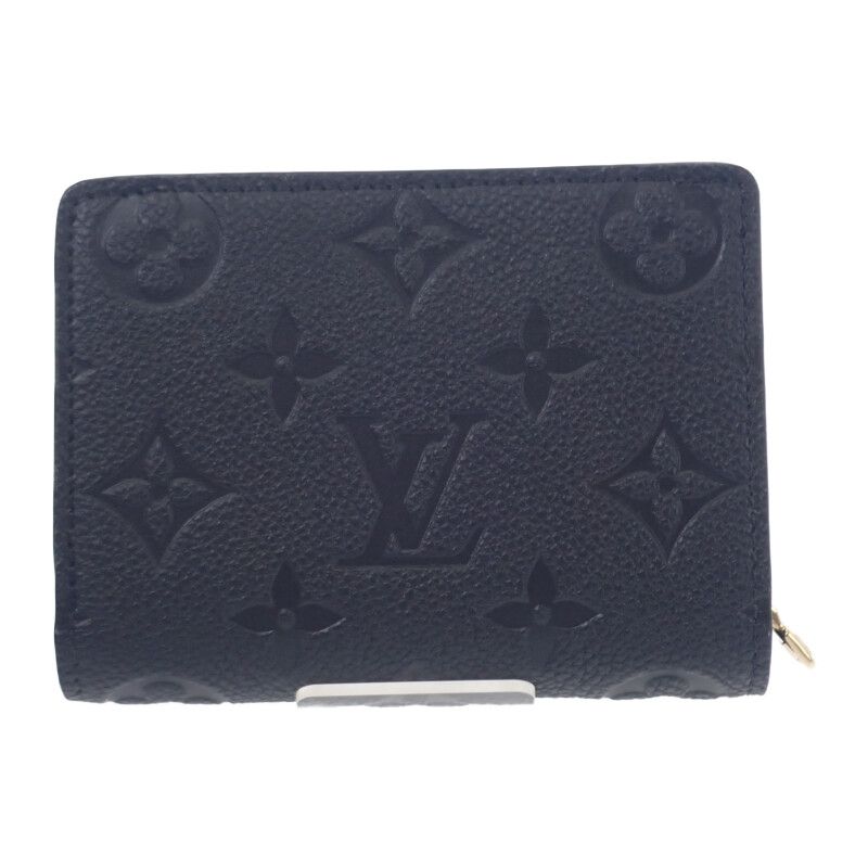 Louis Vuitton Portefeuille Cles A M80151 Bifold Wallet Monogram Empreinte Black