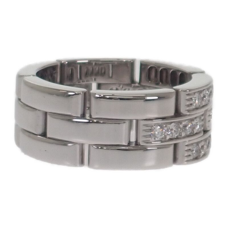 Cartier Mayon Panthère 3 Rings No 10 N4127250 Ring 18kwhite Gold Diamond Ladies