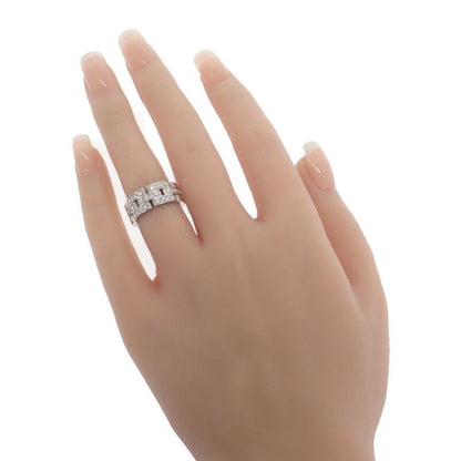 Cartier Mayon Panthère 3 Rings No 10 N4127250 Ring 18kwhite Gold Diamond Ladies