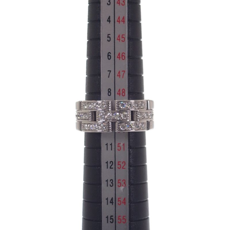 Cartier Mayon Panthère 3 Rings No 10 N4127250 Ring 18kwhite Gold Diamond Ladies