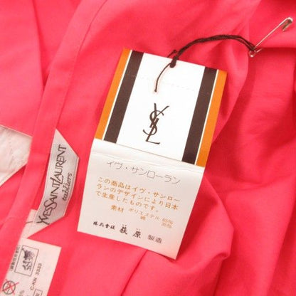 Yves Saint Laurent YVES Saint Laurent Apron With Logo Embroidery Pink White GV
