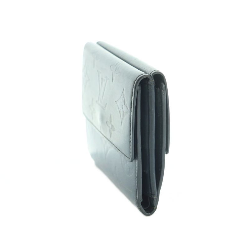 Louis Vuitton Monogram Matte Porte Monebier Cult Wallet Trifold Coin Purse