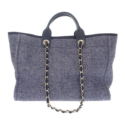 Chanel Deauville GM Large A66941 2WAY Bag Shoulder Bag Tote Bag Raffia Leather
