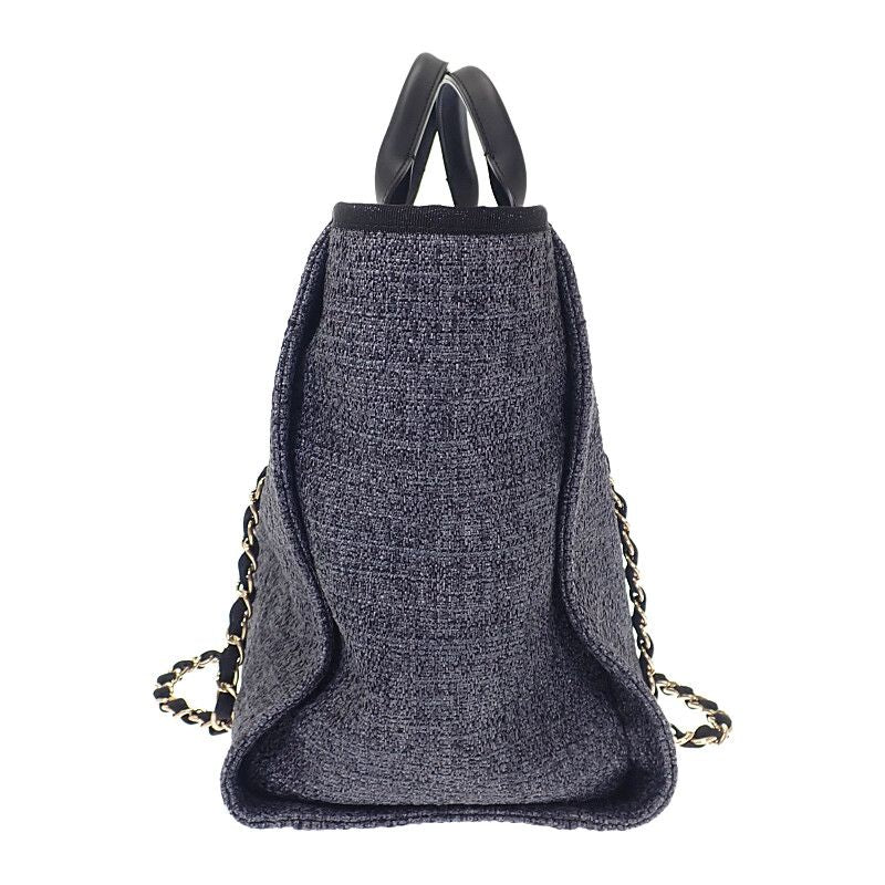 Chanel Deauville GM Large A66941 2WAY Bag Shoulder Bag Tote Bag Raffia Leather